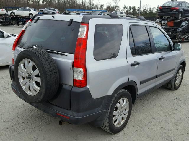 SHSRD78835U302267 - 2005 HONDA CR-V EX SILVER photo 4