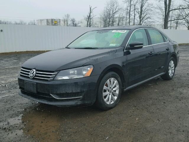 1VWBT7A39EC099793 - 2014 VOLKSWAGEN PASSAT SE BLACK photo 2