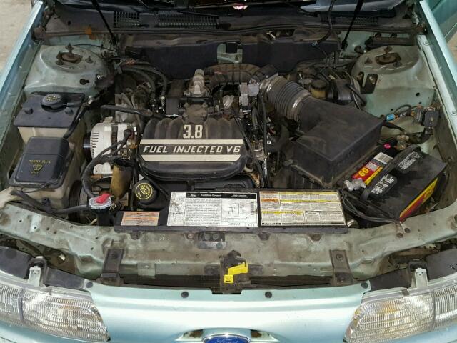 1FALP524XRG201212 - 1994 FORD TAURUS GL TURQUOISE photo 7