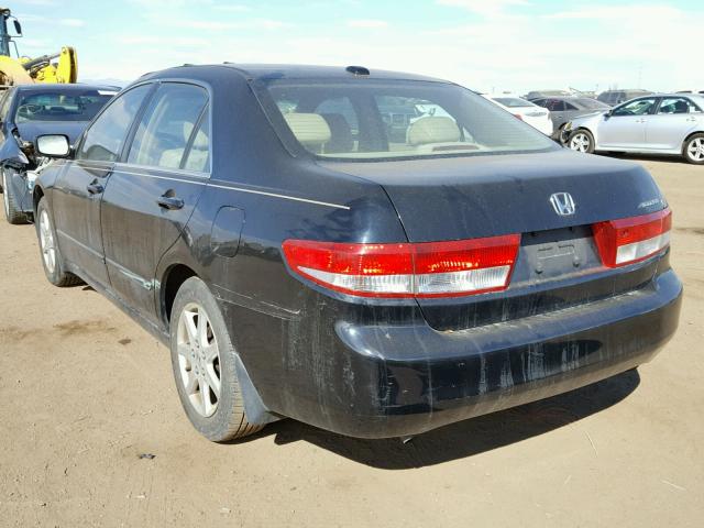 1HGCM66584A046877 - 2004 HONDA ACCORD EX BLACK photo 3