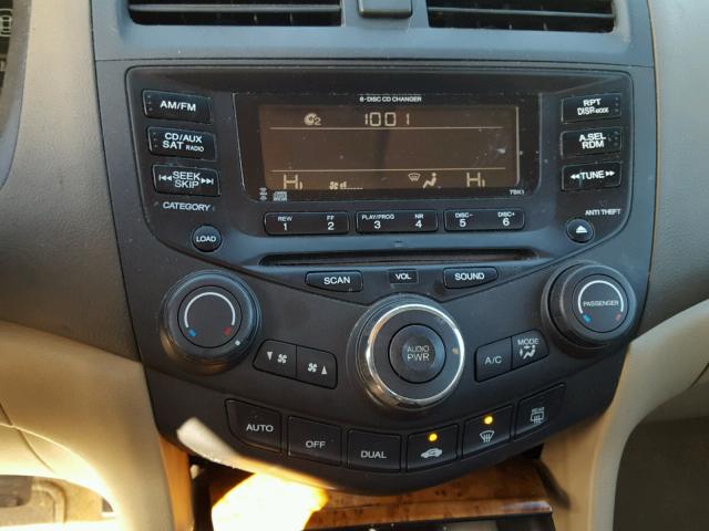 1HGCM66584A046877 - 2004 HONDA ACCORD EX BLACK photo 9