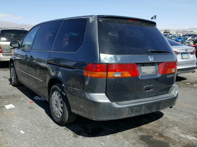 5FNRL18553B129264 - 2003 HONDA ODYSSEY LX CHARCOAL photo 3