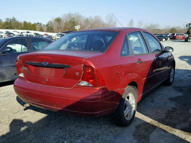 1FAFP34Z53W314962 - 2003 FORD FOCUS SE C BURGUNDY photo 4