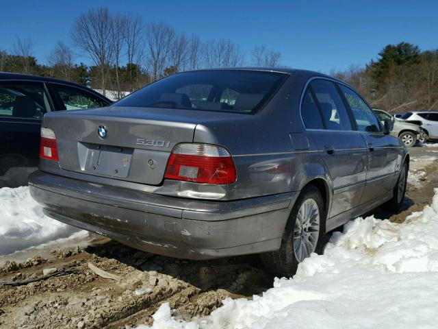 WBADT63452CH93971 - 2002 BMW 530 I AUTO GRAY photo 4