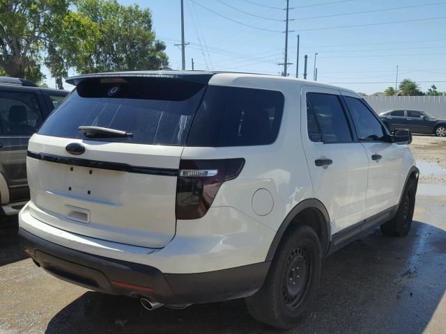 1FMHK7B89CGA79751 - 2012 FORD EXPLORER WHITE photo 4