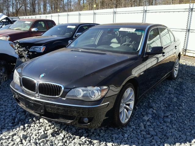 WBAHN83578DT85665 - 2008 BMW 750 LI BLACK photo 2