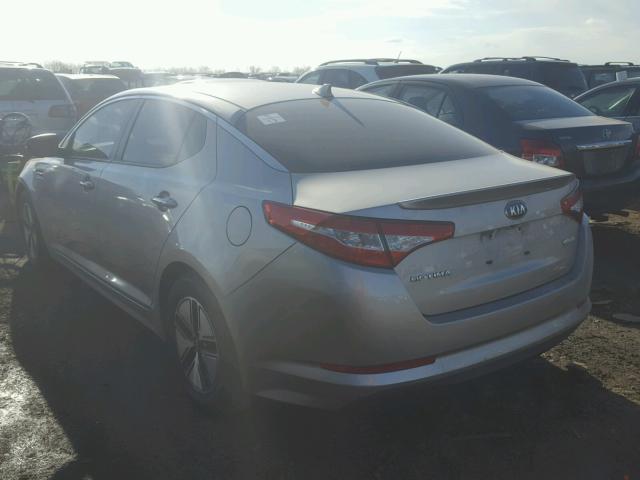 KNAGM4AD4C5036659 - 2012 KIA OPTIMA HYB BEIGE photo 3