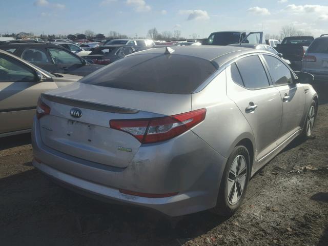 KNAGM4AD4C5036659 - 2012 KIA OPTIMA HYB BEIGE photo 4