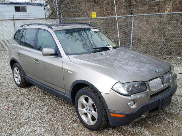 WBXPC93427WF25552 - 2007 BMW X3 3.0SI BEIGE photo 1