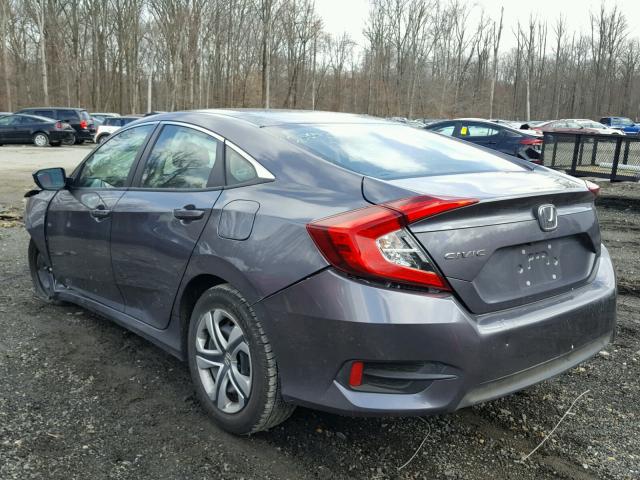 19XFC2F53HE215214 - 2017 HONDA CIVIC LX GRAY photo 3