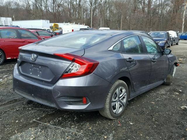 19XFC2F53HE215214 - 2017 HONDA CIVIC LX GRAY photo 4