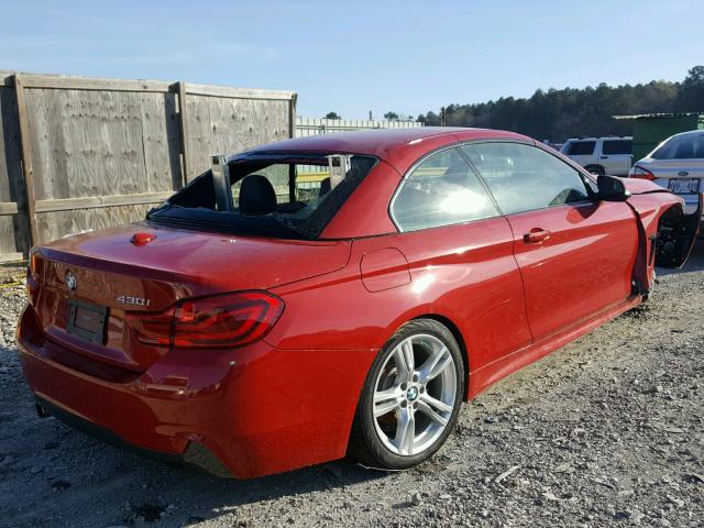 WBA4Z3C52JEC48027 - 2018 BMW 430XI RED photo 4