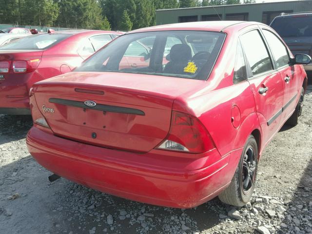 1FAFP33P82W342883 - 2002 FORD FOCUS LX RED photo 4