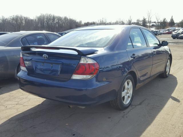 4T1BE32K76U139999 - 2006 TOYOTA CAMRY LE BLUE photo 4