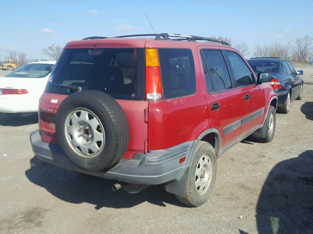 JHLRD1845VC037319 - 1997 HONDA CR-V LX MAROON photo 4