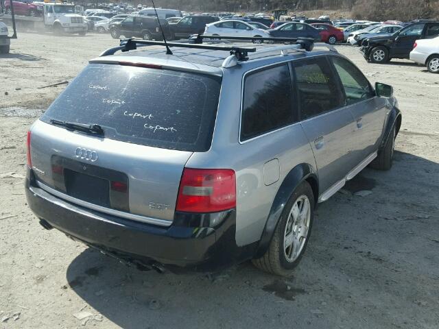 WAUYP54B41N165624 - 2001 AUDI ALLROAD GRAY photo 4