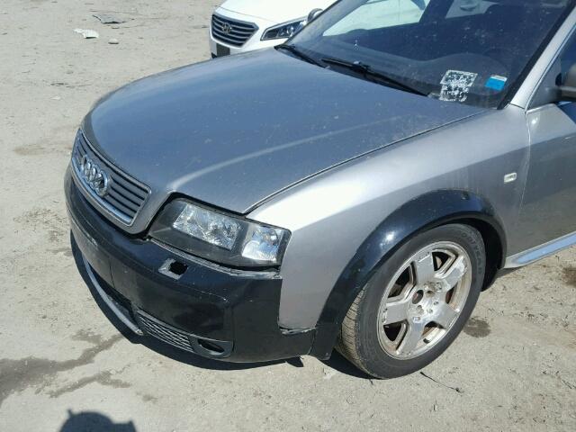 WAUYP54B41N165624 - 2001 AUDI ALLROAD GRAY photo 9