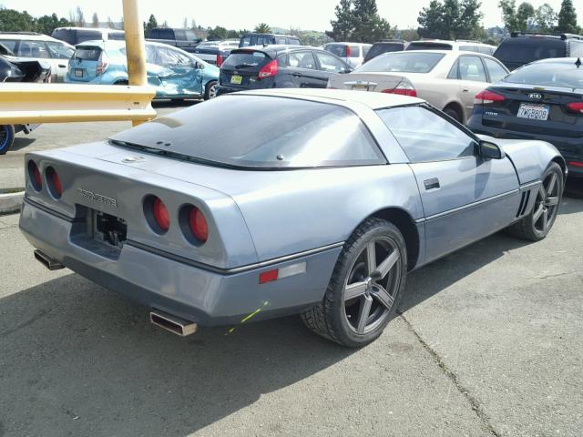 1G1YY0787F5122463 - 1985 CHEVROLET CORVETTE GRAY photo 4