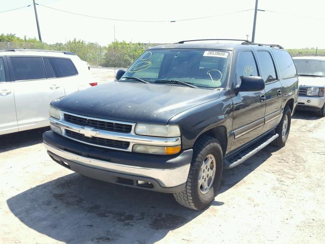 3GNEC16Z54G301042 - 2004 CHEVROLET SUBURBAN C BLACK photo 2