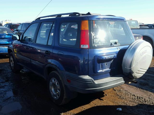 JHLRD1845VC001162 - 1997 HONDA CR-V LX BLUE photo 3