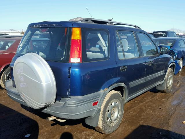 JHLRD1845VC001162 - 1997 HONDA CR-V LX BLUE photo 4