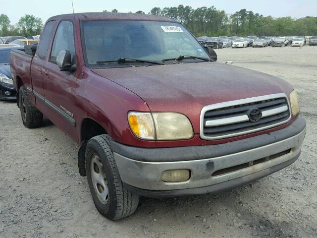 5TBRT34102S241360 - 2002 TOYOTA TUNDRA ACC MAROON photo 1