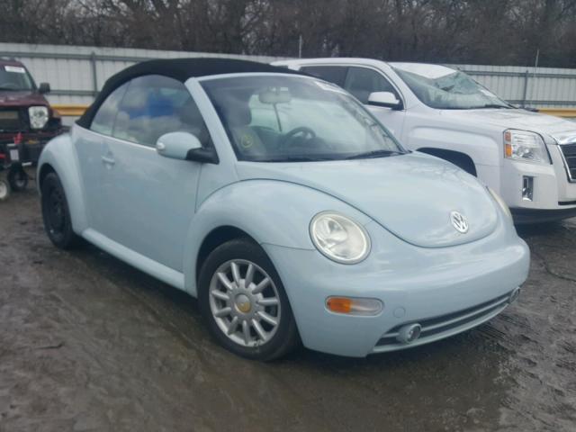 3VWCM31YX5M368808 - 2005 VOLKSWAGEN NEW BEETLE BLUE photo 1