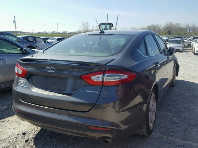 3FA6P0G79GR350249 - 2016 FORD FUSION S GRAY photo 4