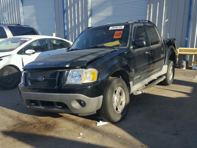 1FMZU77E12UD24796 - 2002 FORD EXPLORER S BLACK photo 2