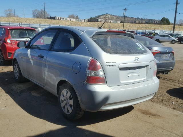 KMHCM3ACXBU192420 - 2011 HYUNDAI ACCENT GL SILVER photo 3