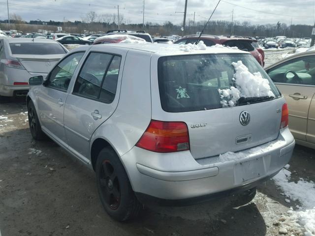 9BWFR61J144027237 - 2004 VOLKSWAGEN GOLF GL TD SILVER photo 3