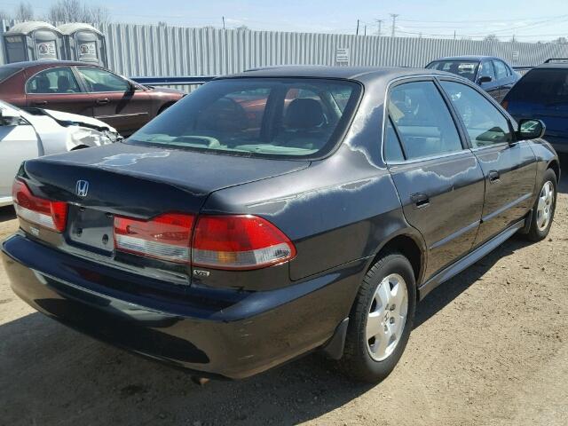 1HGCG16521A007210 - 2001 HONDA ACCORD EX BLACK photo 4