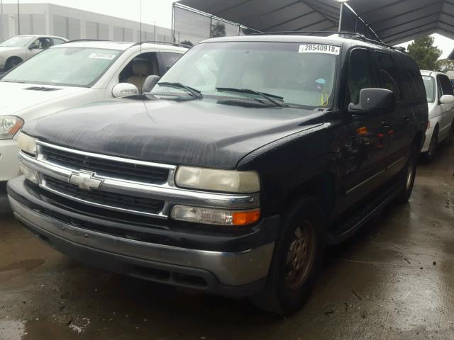 3GNEC16T2YG216015 - 2000 CHEVROLET SUBURBAN C BLACK photo 2