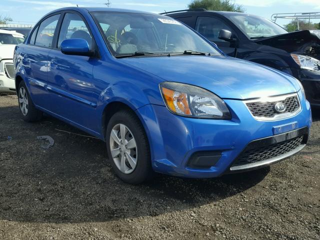 KNADH4A39A6645798 - 2010 KIA RIO LX BLUE photo 1