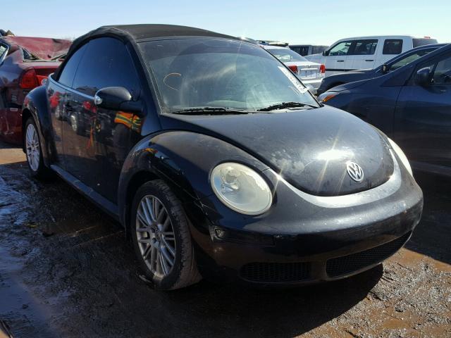 3VWPF31YX7M402499 - 2007 VOLKSWAGEN NEW BEETLE BLACK photo 1