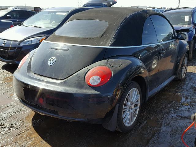 3VWPF31YX7M402499 - 2007 VOLKSWAGEN NEW BEETLE 黑色 照片 4