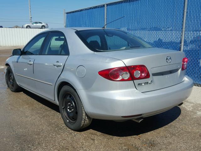 1YVFP80C055M23695 - 2005 MAZDA 6 I SILVER photo 3