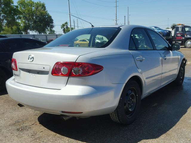 1YVFP80C055M23695 - 2005 MAZDA 6 I SILVER photo 4