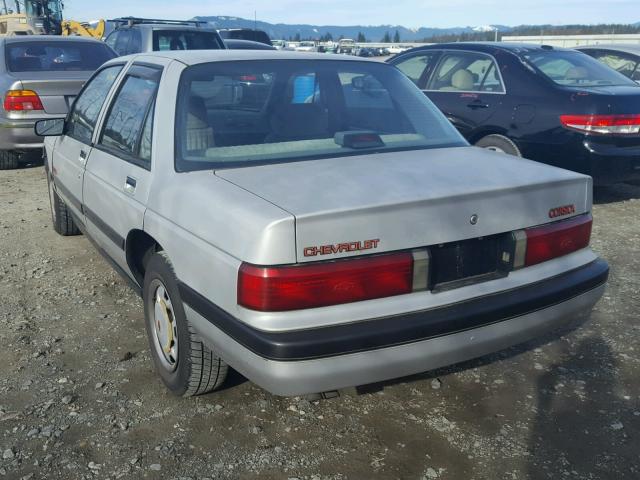 1G1LT54T5LE189959 - 1990 CHEVROLET CORSICA LT SILVER photo 3