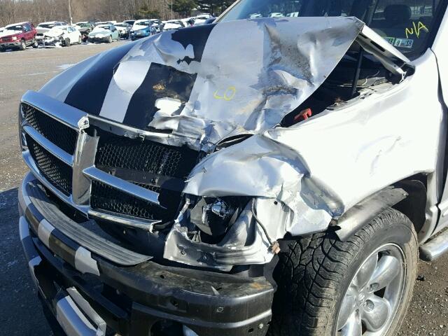 1D3HU18D54J154862 - 2004 DODGE RAM 1500 S SILVER photo 9