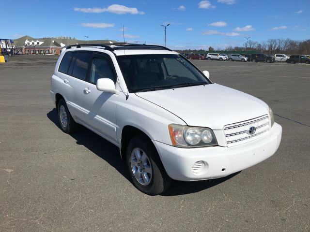 JTEHF21A630143748 - 2003 TOYOTA HIGHLANDER WHITE photo 1