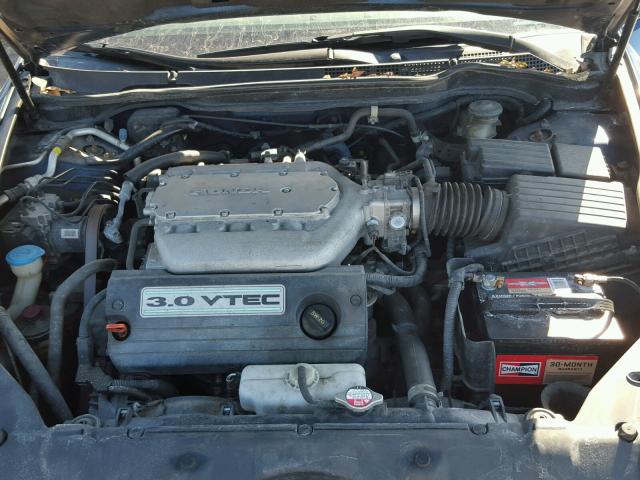 1HGCM82623A019117 - 2003 HONDA ACCORD EX BLUE photo 7