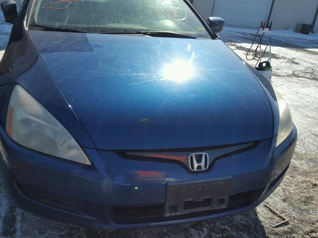 1HGCM82623A019117 - 2003 HONDA ACCORD EX BLUE photo 9