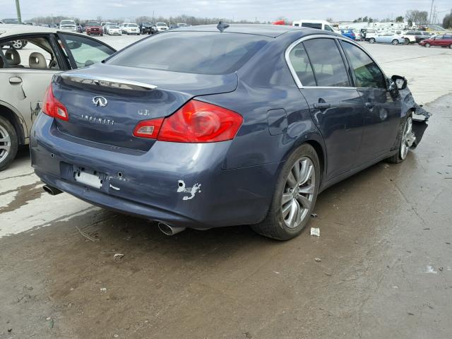 JN1CV6APXCM624840 - 2012 INFINITI G37 BASE BLUE photo 4