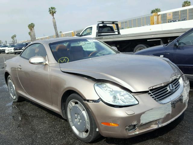 JTHFN48Y140054733 - 2004 LEXUS SC 430 GOLD photo 1