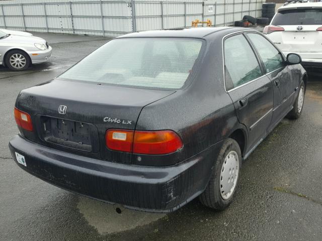 JHMEG8652SS009159 - 1995 HONDA CIVIC LX BLACK photo 4