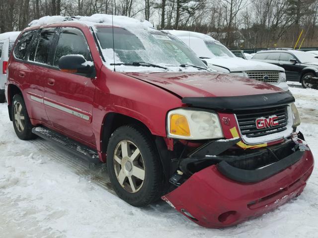 1GKDT13S742221038 - 2004 GMC ENVOY RED photo 1