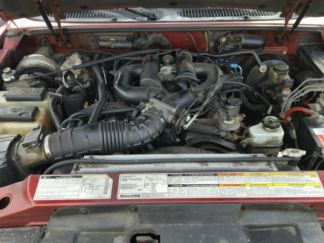 1FMZU32E7WZA76059 - 1998 FORD EXPLORER RED photo 7