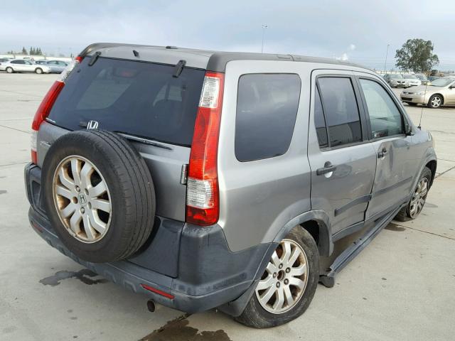 JHLRD78806C014733 - 2006 HONDA CR-V EX GRAY photo 4