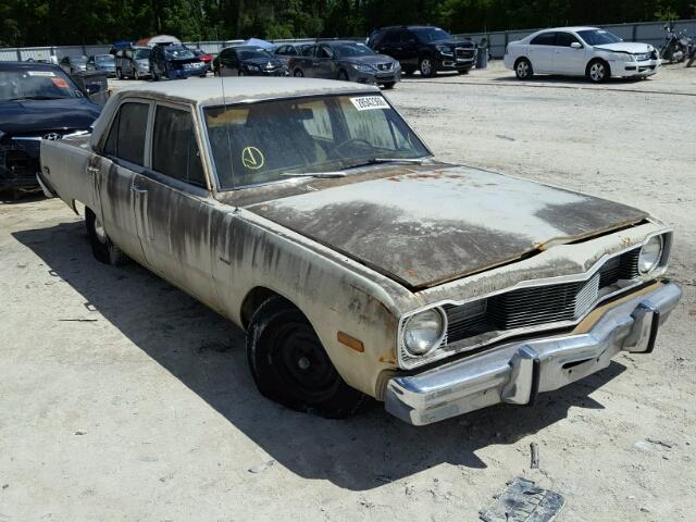 LL41C5B269686 - 1975 DODGE DART WHITE photo 1